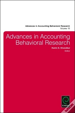 Capa do artigo Advances In Accounting Behavioral Research