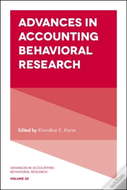 Capa do artigo Advances In Accounting Behavioral Research