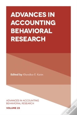 Capa do artigo Advances In Accounting Behavioral Research