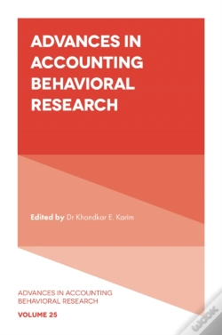 Capa do artigo Advances In Accounting Behavioral Research