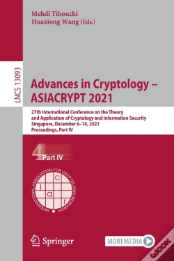 Capa do artigo Advances In Cryptology Â€“ Asiacrypt 2021