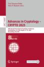 Advances In Cryptology Â€“ Crypto 2025 - Preview