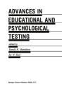 Advances In Educational And Psychological Testing: Theory And Applications - Preview