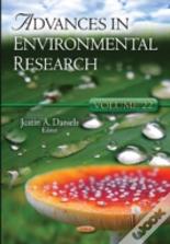 Advances In Environmental Research