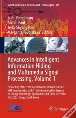 Capa do artigo Advances In Intelligent Information Hiding And Multimedia Signal Processing, Volume 1