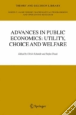 Capa do artigo Advances In Public Economics: Utility, Choice And Welfare