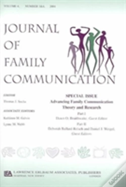 Capa do artigo Advancing Family  Communication Theory Jfc V4#3/4