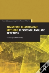 Advancing Quantitative Methods In Second Language Research