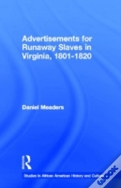 Capa do artigo Advertisements For Runaway Slaves In Virginia, 1801-1820