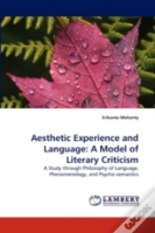 Capa do artigo Aesthetic Experience And Language