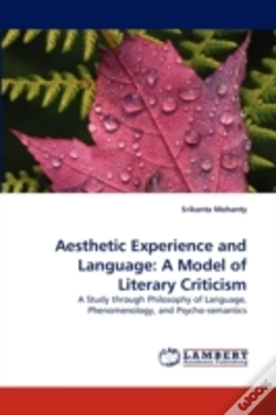 Capa do artigo Aesthetic Experience And Language