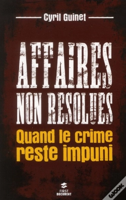Capa do artigo Affaires Non Resolues