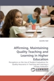 Capa do artigo Affirming, Maintaining Quality Teaching And Learning In Higher Education