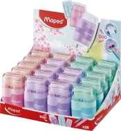 Capa do artigo Afia Dupla + Borracha Maped Connect Pastel 49231