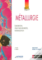 Capa do artigo Afnor Precis De Metallurgie (Edition 2005)