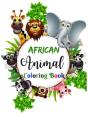 African Animal Coloring Book - Preview