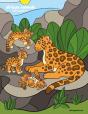 African Animals Coloring Book 3 & 4 - Preview