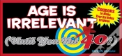Capa do artigo Age Is Irrelevant (Until You Hit 40!)