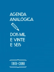 Capa do artigo Agenda Analógica 2026 (Azul)