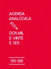 Capa do artigo Agenda Analógica 2026 (Vermelha)