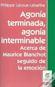Capa do artigo Agonia Terminada, Agonia Interminable