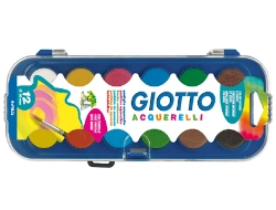 Capa do artigo Aguarelas Giotto 12 Cores Estojo de Plastico