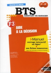 Capa do artigo Aide A La Decision Bts Finalite 3 - Licence Numerique Eleve I-Manuel + Fiches Ressources