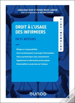 Capa do artigo Aide-Mémoire : Droit À L'Usage Des Infirmiers