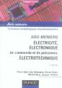 Aide-Mémoire Électricité ; Électronique De Commande Et De Puissance, Électrotechnique (2e Édition) - Preview