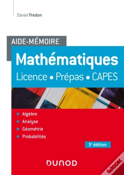 Capa do artigo Aide-Mémoire : Mathématiques (3e Édition)