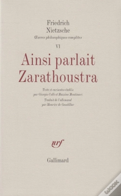 Capa do artigo Ainsi Parlait Zarathoustra