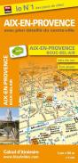 Aix-En-Provence, Avec Plan Detaille Du Centre-Ville - Preview