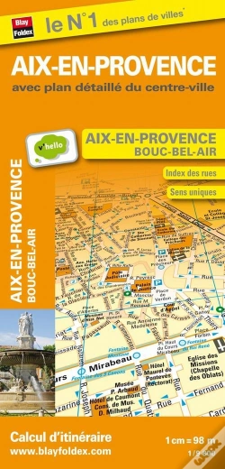 Capa do artigo Aix-En-Provence, Avec Plan Detaille Du Centre-Ville