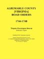 Albemarle County (Virginia) Road Orders, - Preview