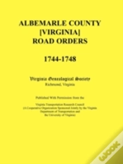 Capa do artigo Albemarle County (Virginia) Road Orders,