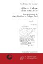 Albert Cohen Dans Son Siecle, Actes Du Colloque De Cerisy - Preview
