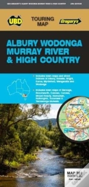Capa do artigo Albury Wodonga Murray River High Country Map 381 20th Ed