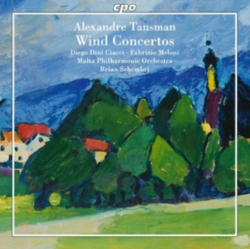 Capa do artigo Alexandre Tansman: Wind Concertos - CD