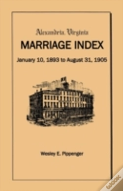 Capa do artigo Alexandria Virginia Marriage Index, Janu