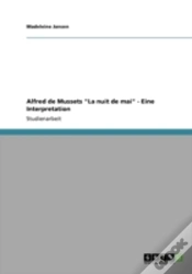 Capa do artigo Alfred De Mussets "La Nuit De Mai" - Eine Interpretation