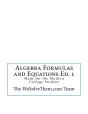 Algebra Formulas And Equations - Preview