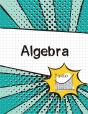 Algebra Graph Paper Notebook - Preview