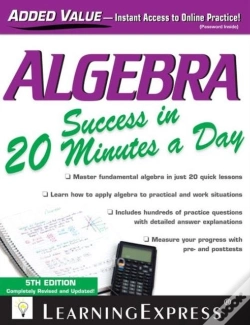 Capa do artigo Algebra Success In 20 Minutes A Day