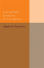 Algebraic Equations - Preview
