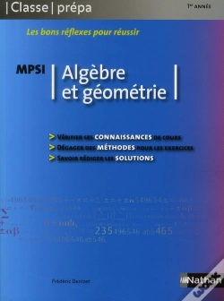 Capa do artigo Algèbre Et Géométrie ; Mpsi 1ère Année (Édition 2008)