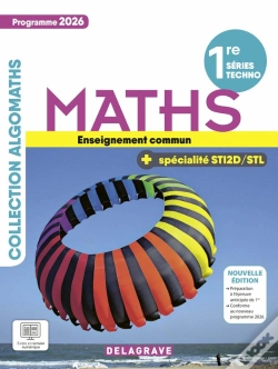 Capa do artigo Algomaths : Mathématiques : 1re Tronc Commun + Spécialité ; Manuel Élève (Édition 2026)