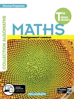 Capa do artigo Algomaths : Mathématiques Terminale Tronc Commun Stmg/St2d/Stl/St2s/Sthr ; Manuel De L'Élève (Édition 2020)