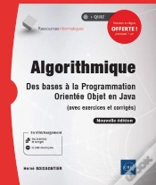 Capa do artigo Algorithmique - Des Bases A La Programmation Orientee Objet En Java (Avec Exercices Et Corriges) (No