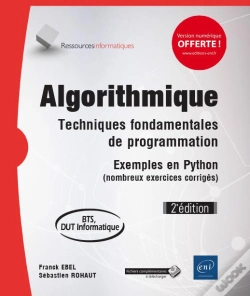 Capa do artigo Algorithmique - Techniques Fondamentales De Programmation - Exemples En Python (Nombreux Exercices C