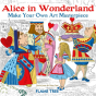 Alice In Wonderland Colouring Book - Preview